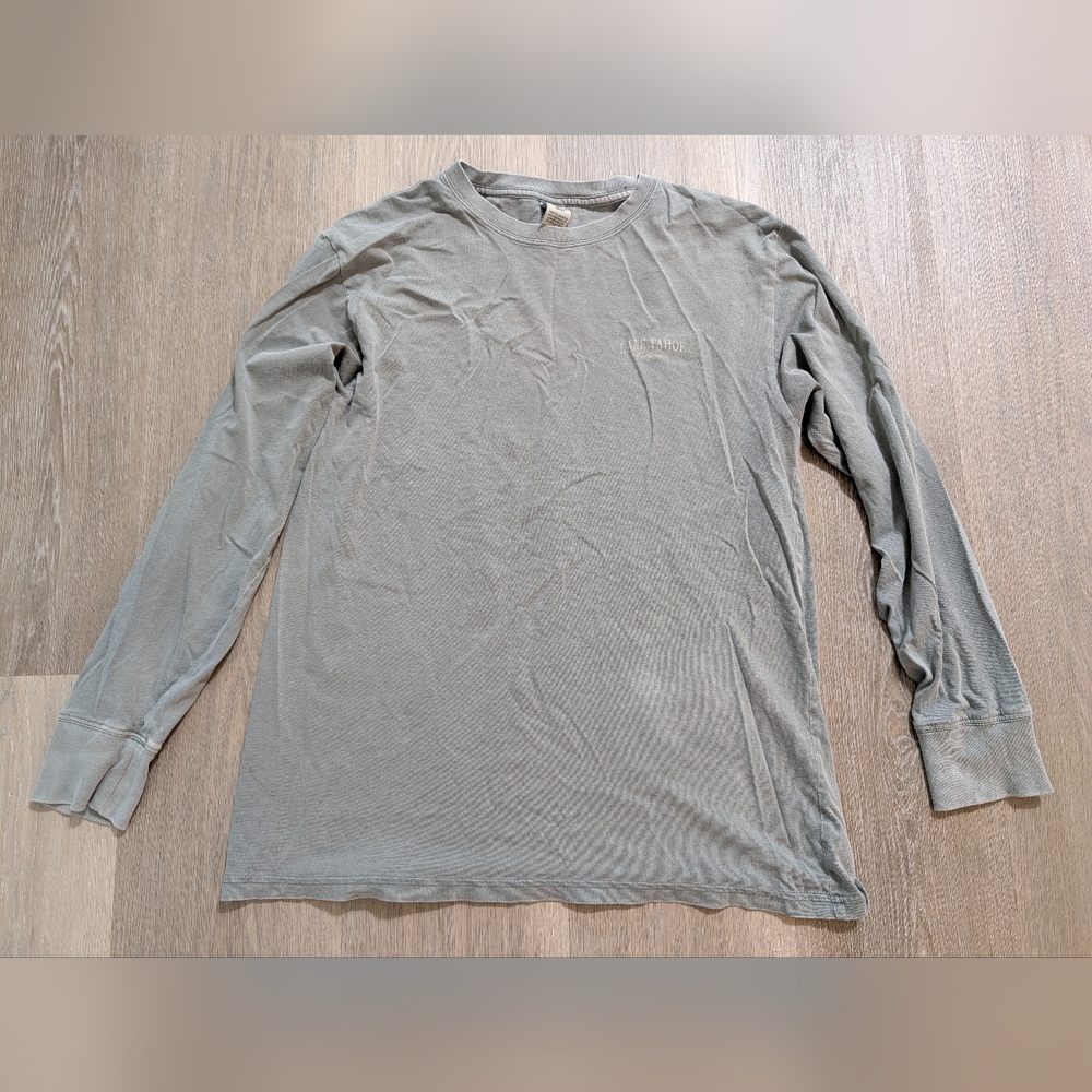 PINK Victoria's Secret Green Long Sleeve Tshirt - XS - Preloved